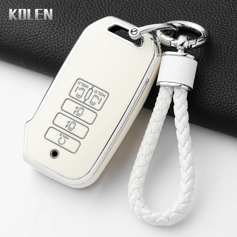 Fashion Tpu Car Key Case Cover Fob For Kia K2 Kx Rio Sorento K4 Cerato Forte Picanto Stonic Carnival Niro Morning Verna Sportage