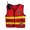 2/6pcs Washable Kids Fireman Costume for Kids,Boys,Girls,Toddlers,and Children with Complete Firefighter Accessories