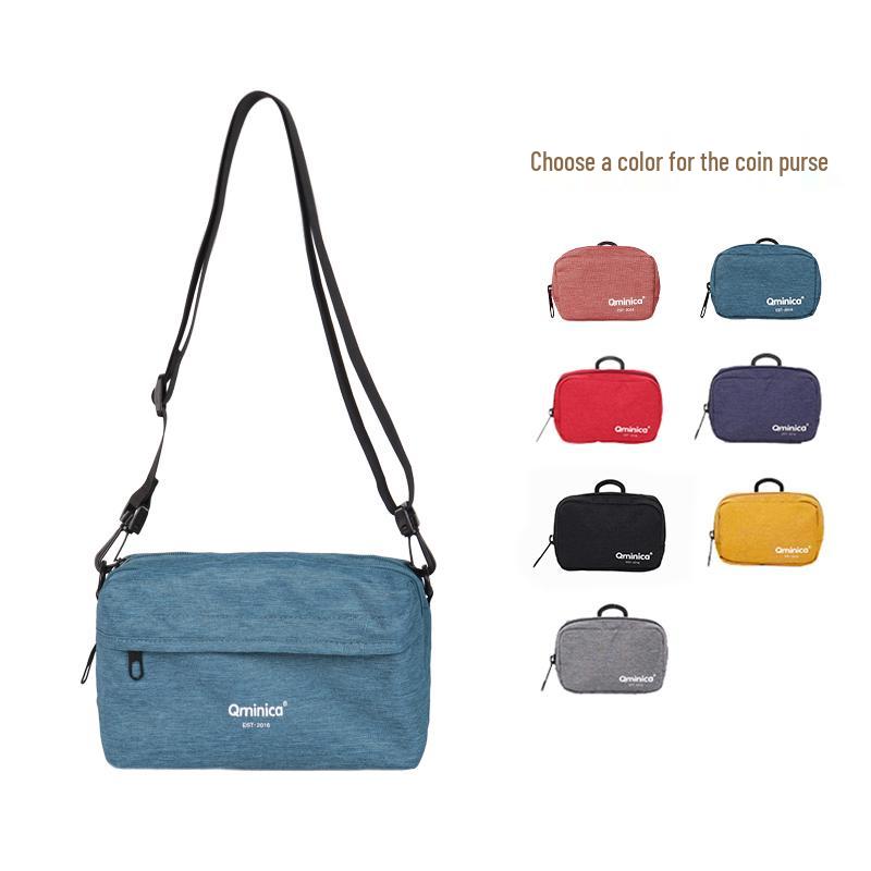 Black Waterproof Multifunctional Travel Passport Chest Bag - Portable, Large Capacity Crossbody Stroller Bag