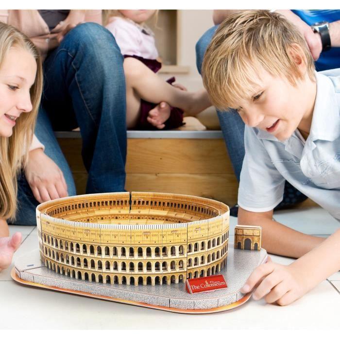 Puzzle 3D lumineux - Colisée - Jeu de construction - EXPLORA - 131 pièces - Dès 8 ans