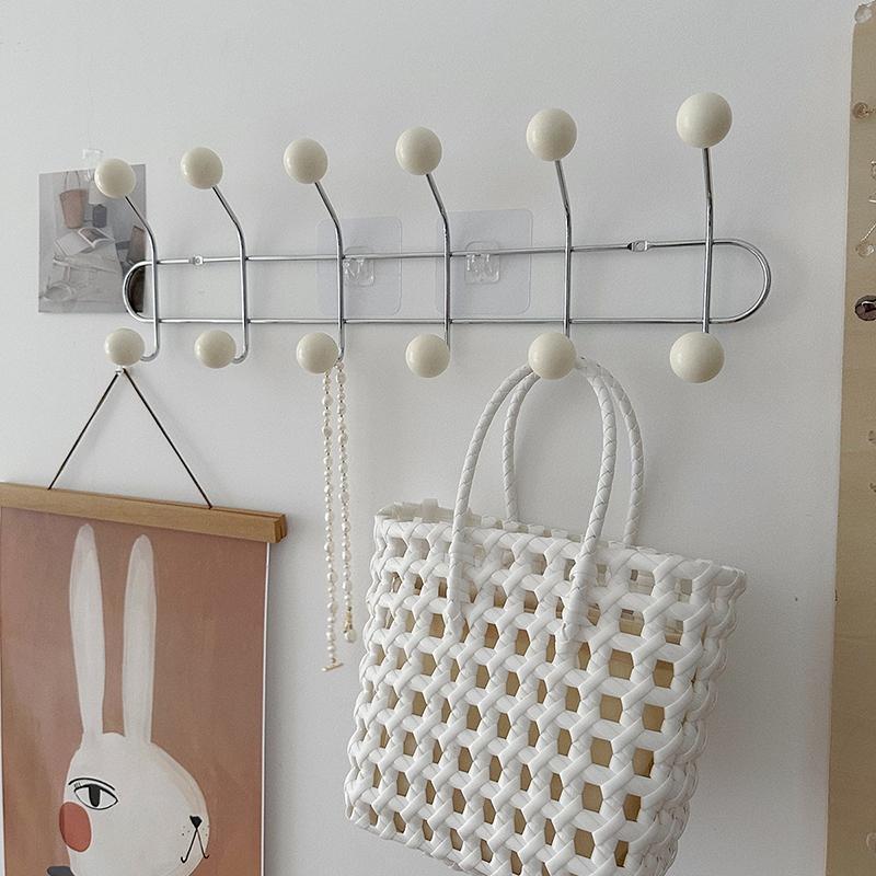 Key Storage Hook Multi-Functional Hook Coat Living Room Bedroom Storage Hooks Wall Non-Marking Decoration Accessories