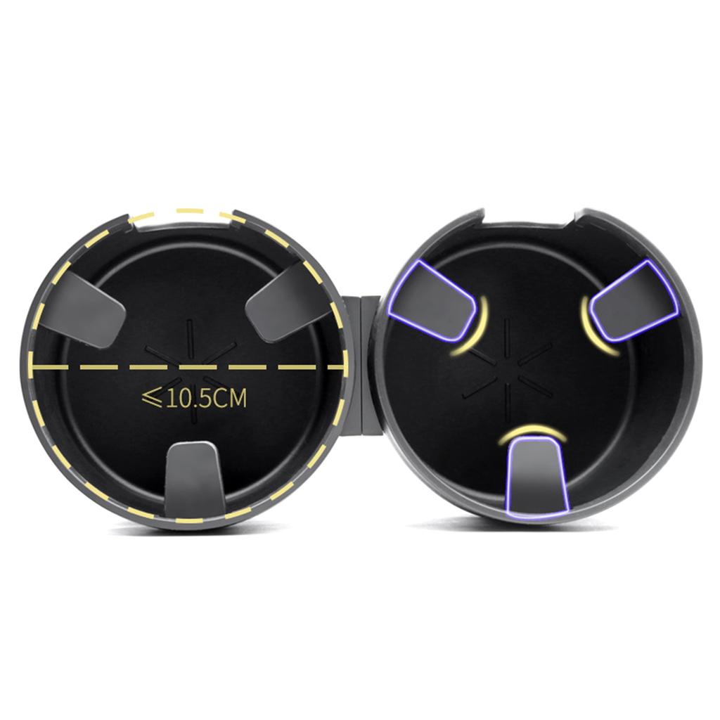 Cup Holder Expander for Car, 2 In 1 All Purpose Car Cup Holer and Organizer with Adjustable Base for 34oz Drink Bottles