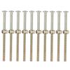 10 Pack M6 x 60mm/80mm/90mm/120mm Furniture Bolts Carbon Steel Hex Socket Head Barrel Nuts Galvanized/Zinc Plated