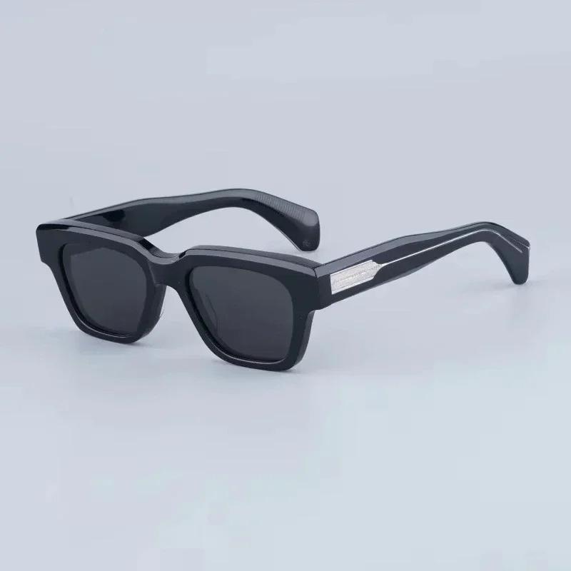 JMM Fellini Sunglasses Square High Quality High Street Punk Uv400 Men and Women Eyeglasses for Optical Prescripiton with Case