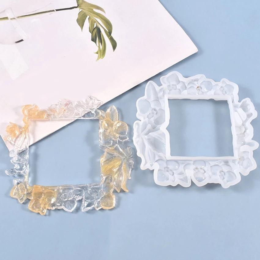 Forma silikonowa do kleju kryształowego DIY Domowe Kreatywne Ładne Koronkowe Przezroczyste Naklejki Dekoracyjne na Włącznik