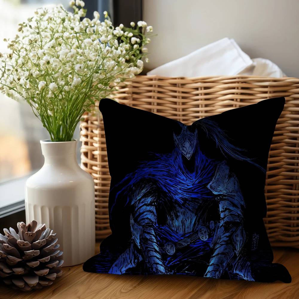 

Dark Souls Game 45*45cm Cushion Cover Pillow Cover Decor Pillowcase Home Pillowcase For Couch Pillow 12x12Inch