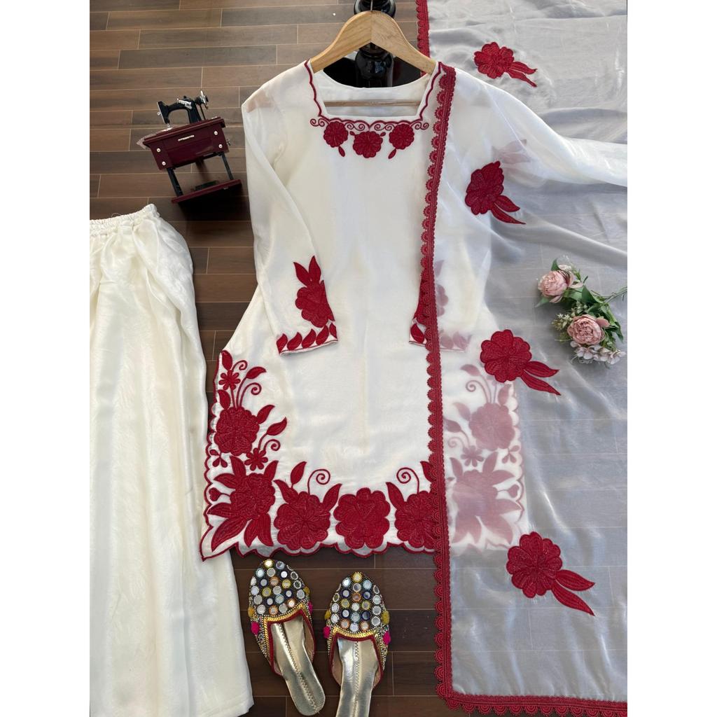 Pakisatni Top Palazzo Suit Desigenr Bollywood Party Wear Salwar Kameez Dress