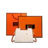 WEINIAO Synthetic Leather Handbag, Shoulder Bag, Crossbody Bag Medium Women's Ecru 20788-