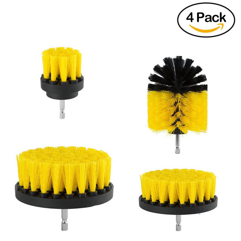 Buy 4pcs Electric Powered Rotary Drill Brush Cleaning Tool Attachment Kit at affordable prices