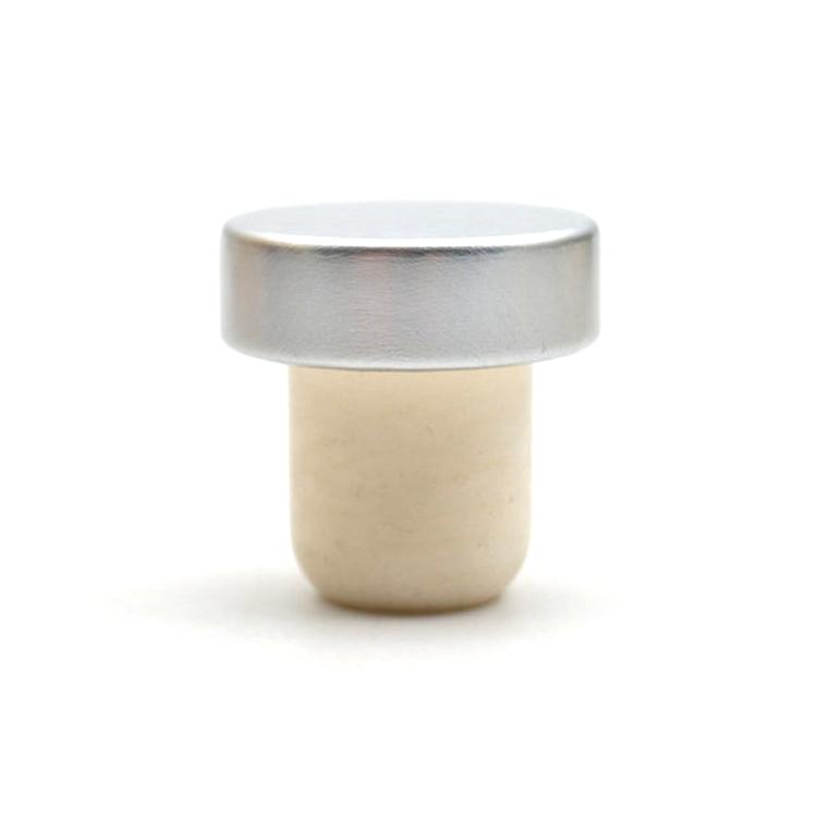 Customized Size Aluminium Cap Synthetic Cork/Aroma Diffuser Cork/Wine Bottle Stopper (as the picture,19mm, 19.2mm)