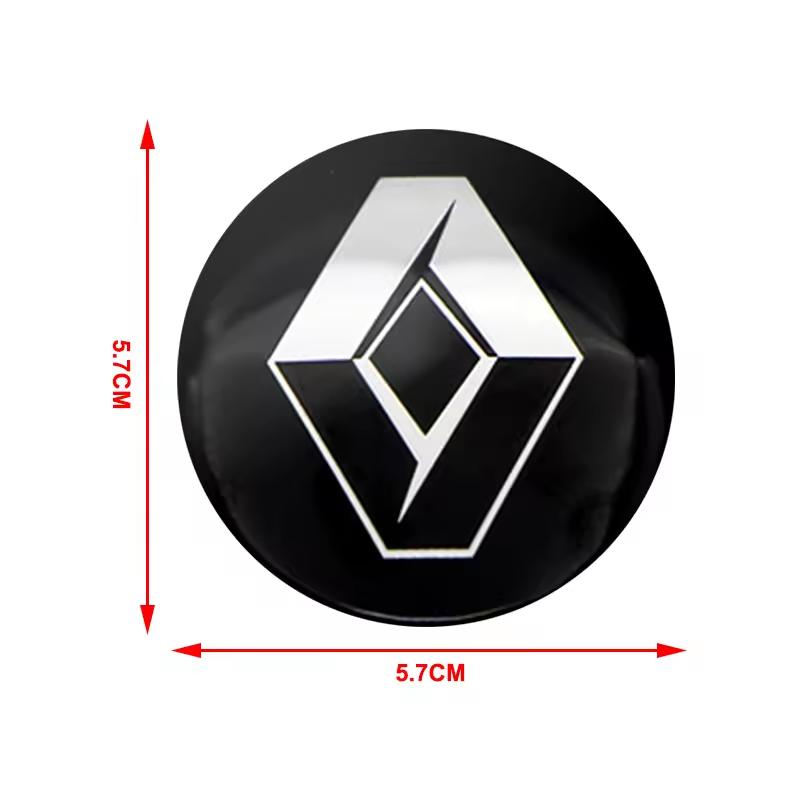 4Pcs 56mm Car Wheel Center Caps Hubcap Cover For Renault Clio Sandero Captur Megane R5 4 E-tech Scenic Austral Rafale Symbioz XX2