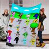 1pc SPRUNKI9 Theme Blanket - Digital Print, Polyester, Cozy for All Seasons, Perfect for Outdoor, Camping, and Travel