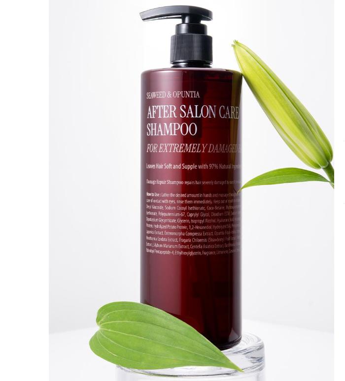 CURLYSHYLL After Salon Care Shampoo 500ml Professional Repair Shampoo for Damaged Hair