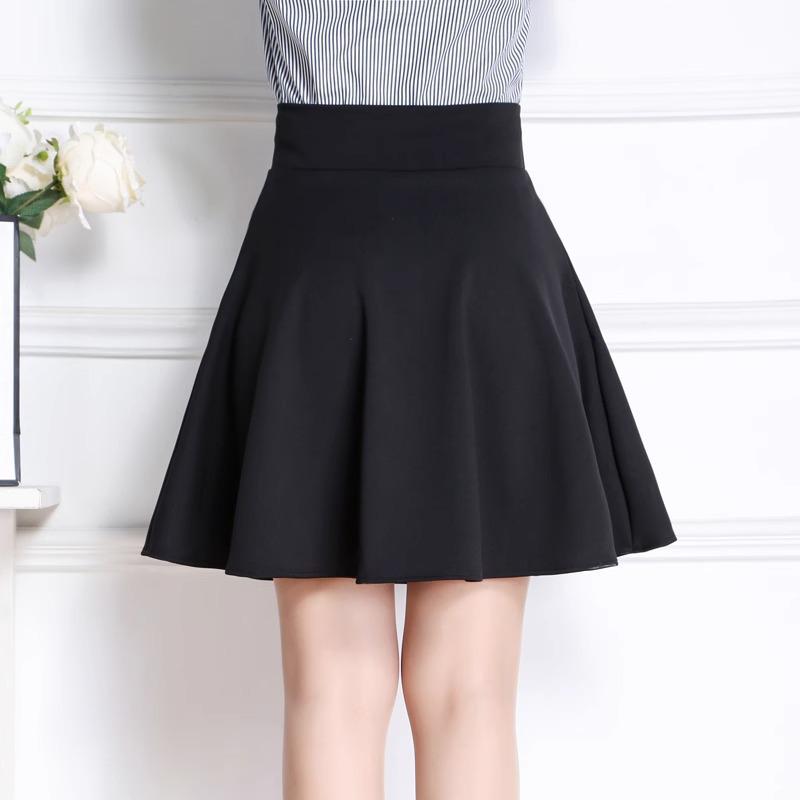 

Осенняя корейская плиссированная юбка миди А-силуэта - Костюм моряка для бальных танцев 4XL