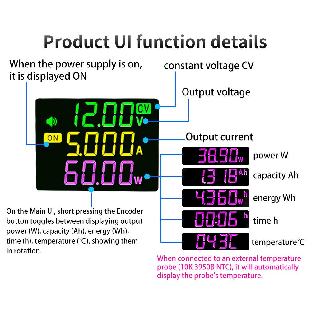 XY6506/XY6509 CNC Adjustable DC Buck Converter Power Supply Module Constant Voltage Constant Current Solar Charging Module