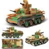 Żołnierz II Wojny Światowej Armia Japońska 89 92 Gąsienicowy Czołg Bojowy Model Broni Wojskowej Ciężki Pojazd Pancerny Typu Klocki Budowlane Cegły Zabawka