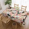 Rectangular Couple Dachshund Dog Pattern With Heart Table Cloth Waterproof Tablecloth Outdoor Table Cover