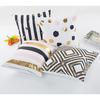 Geometry Bronzing Pillowcase Cover Strip Pillows Cases Bedroom Home Decorative Throw Pillowcases