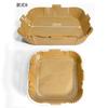 Food Grade Silicone Coated Air Fryer Paper Liners Non Stick Baking Oil Absorbent