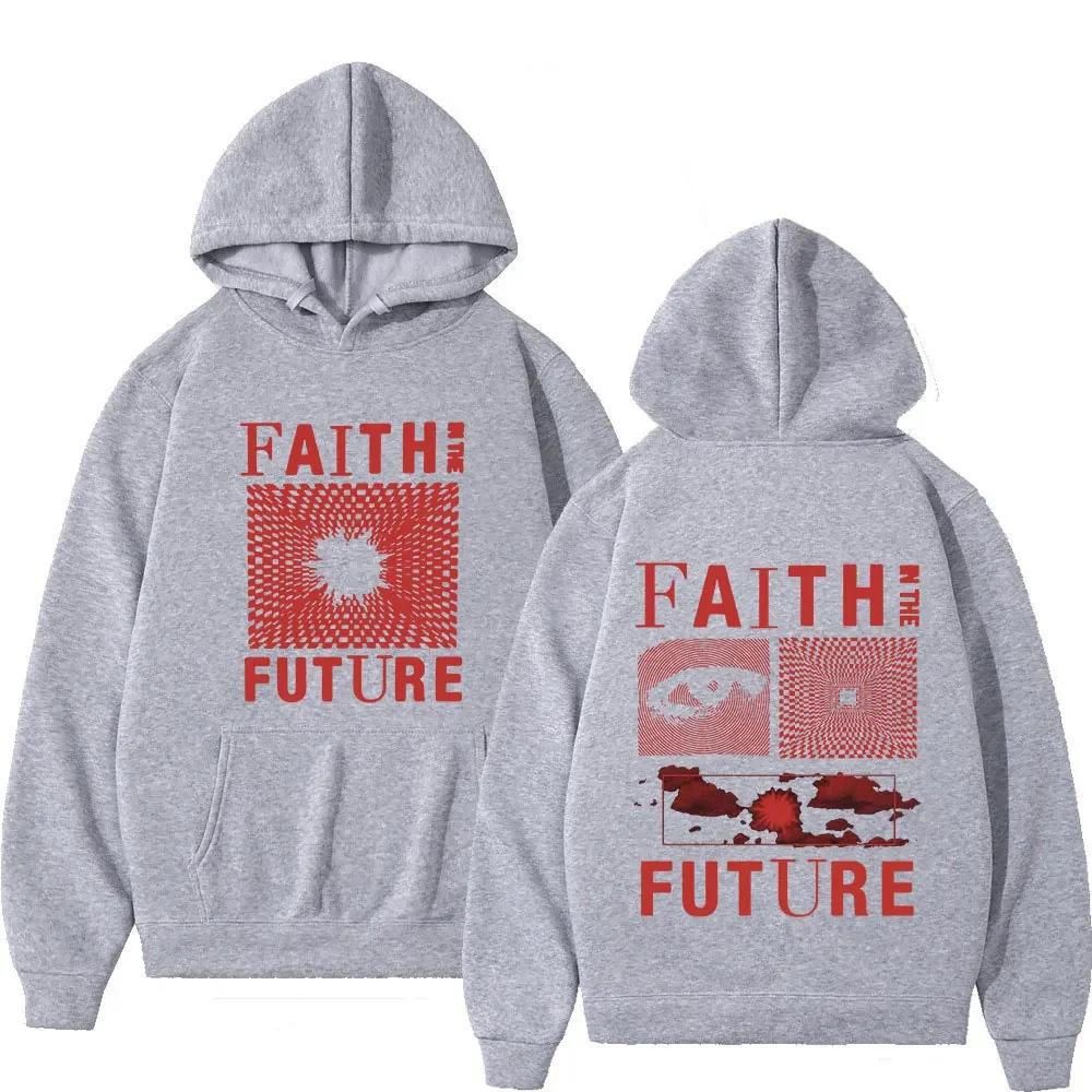 Faith in Future Journey Popular hooded sweatshirts for Men and Women Fashionable Casual Clothing Hip-hop Harajuku oversized