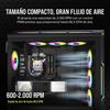 CORSAIR AF SLIM AF120 RGB 120mm X 15mm RGB Fan Series, SLIM, [Black] [1 Piece] CO-9050162-WW