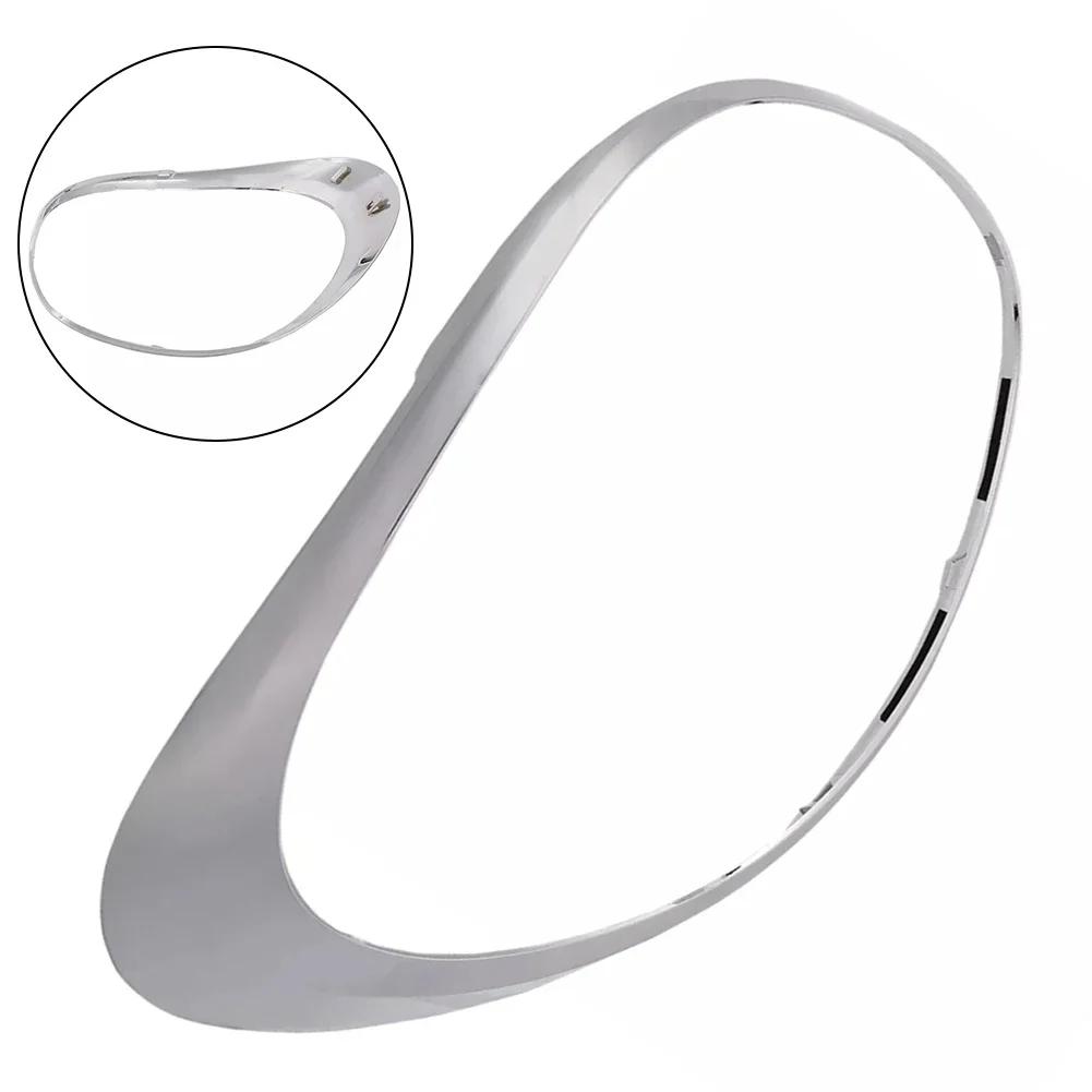 Headlight /Taillight Cover /Trim /Ring For Fiat 500L 2014 2015 2016 2017 2018 2019 2020 68235995AA 68235996AA Silver Chrome