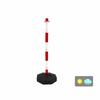 Traffic Cone - Normaluz Marker Cone - BA501090 - POST WITH BASE FOR CHAIN RED AND WHITE 90 CM