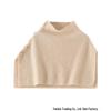Cross-Stitch Button-Up Shawl for Women - Autumn/Winter Warm Knit Wool Scarf & Pullover Outerwear