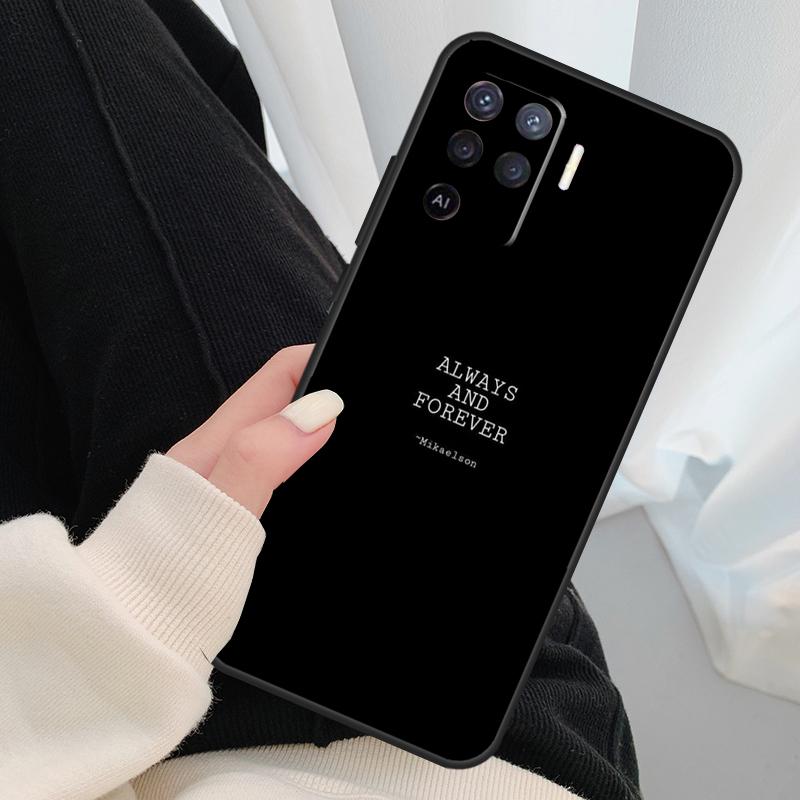 Vampire Diaries The Originals Case For Oppo A54 A74 A94 A18 A57 A17 A77 A38 A58 A78 A98 A80 A60 A40 A96 A76 A16 A15 A5 Pro