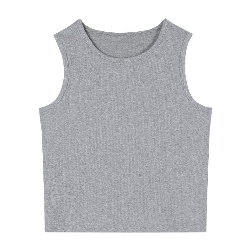 Hollow Vest Women's Summer Sleeveless Black Inner and Sexy Short Outer Top