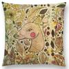 Floral Fantasy Fairy Tale Wonder World Cushion Cover Dreamscape Animals Deer Bird Fox Unicorn Owl Flowers Sofa Throw Pillow Case
