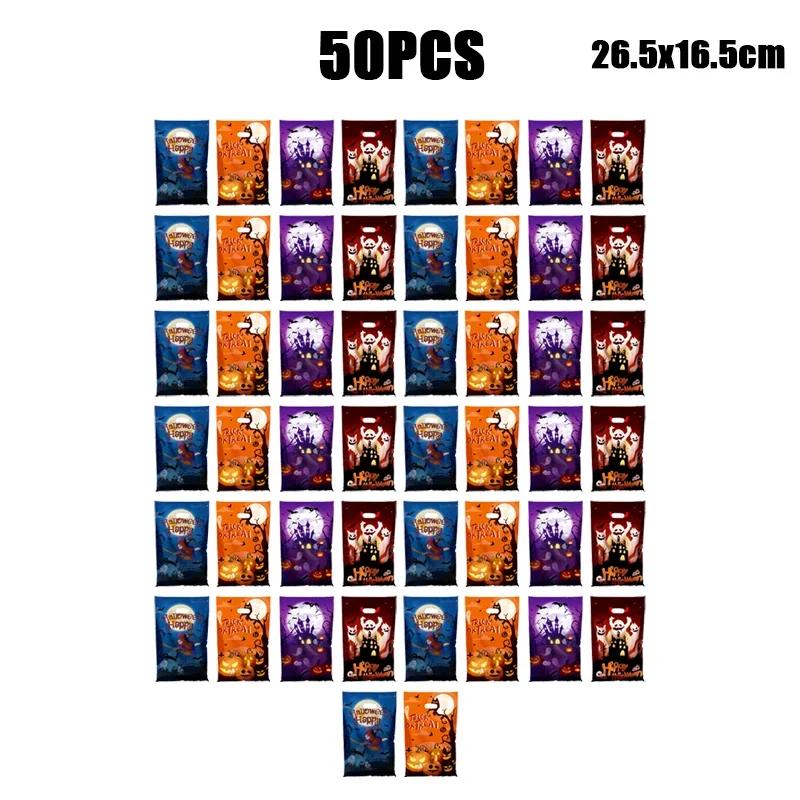 

Детские мешочки для конфет на Хэллоуин, мешочек-тыква для угощений, 4 в 1, многоразовые подарочные пакеты для вечеринок, праздничный декор для печенья, улучшенный