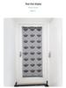 Wall-Mounted 24-Pocket Transparent Hanging Organizer for Baseball Hats