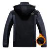 Men's Winter   Jacket   Cotton Coat Plus Velvet Thick  Coat Cold-proof Work Clothes Plus Size