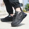 Men Work Sneakers Protective Shoes Lightweight Safety Shoes Puncture-Proof Anti-Smash Steel Toe Shoes Indestructible Anti-Slip