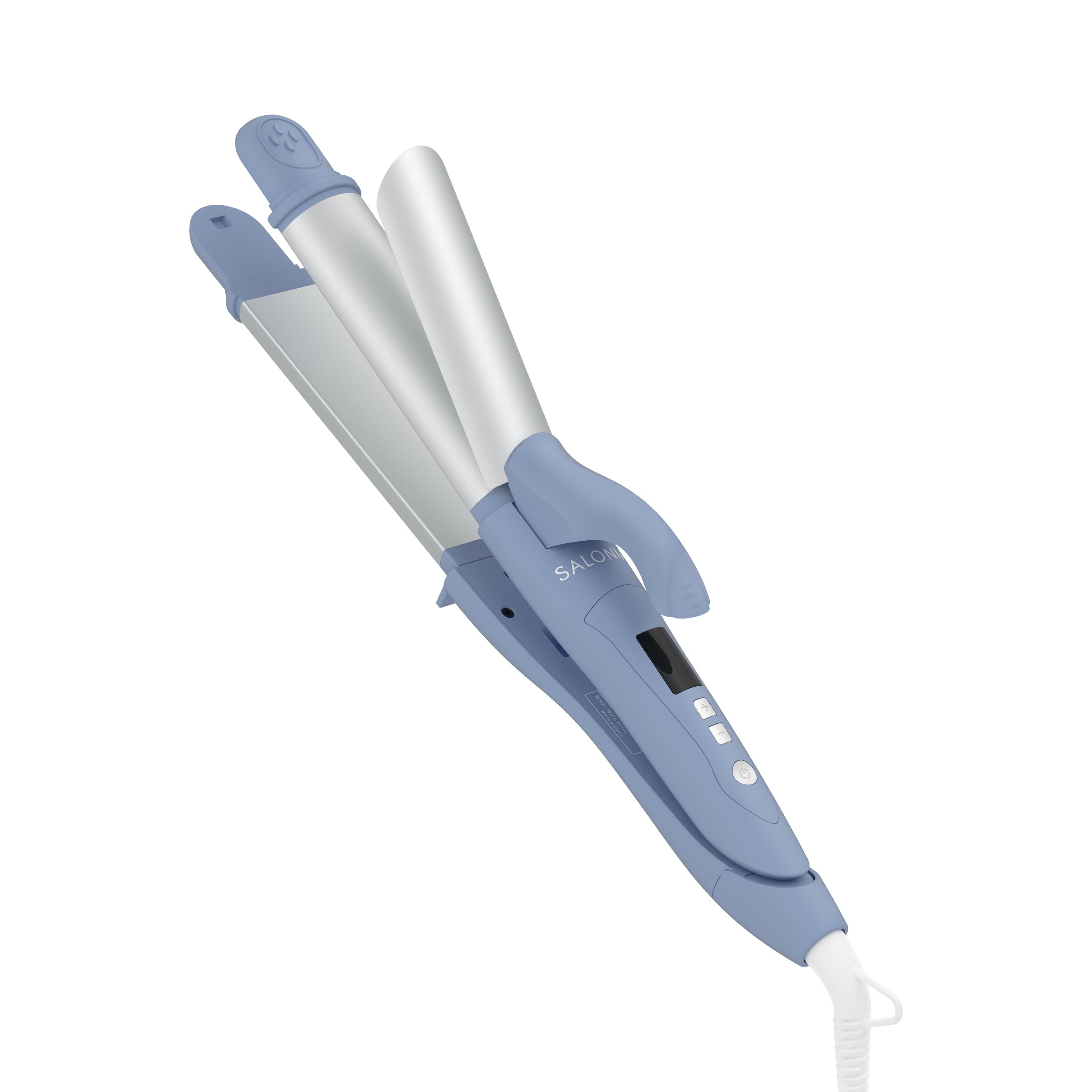 

SALONIA Sax Blue 2025 Limited Edition Color 2-Way Straightener/Curler, 32mm, Silent, (SAL24115BL) - Fall/Winter