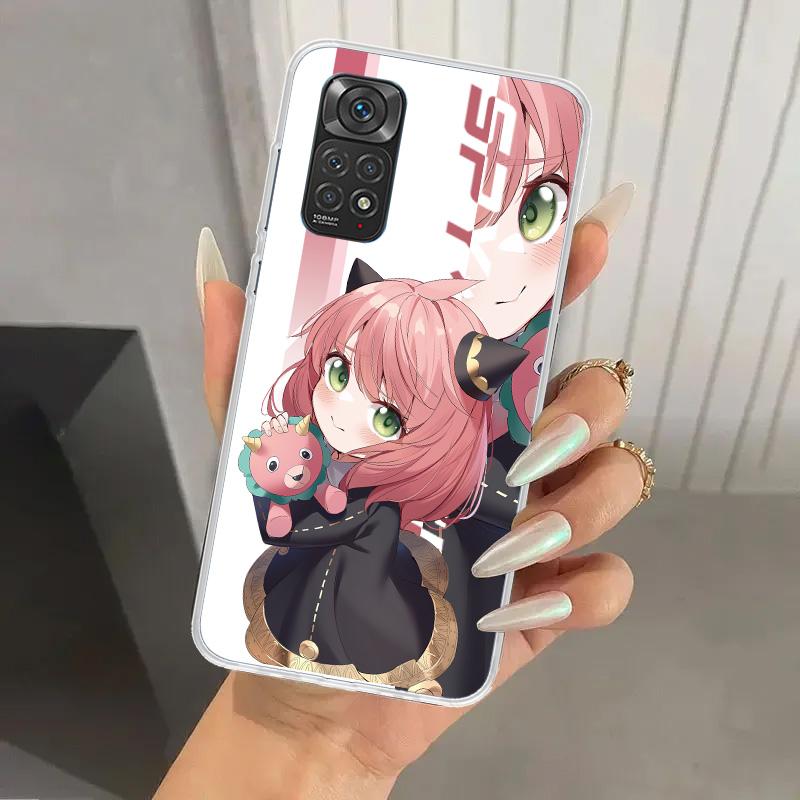 

Чехол для телефона Anime Spy Family Аня для Xiaomi Redmi Note 15 14 14S 13 12S 12 Pro 11S 11 Plus 11T 11E 10S Мягкий Funda Печатный корпус Re Redmi Note 13 Pro 4G
