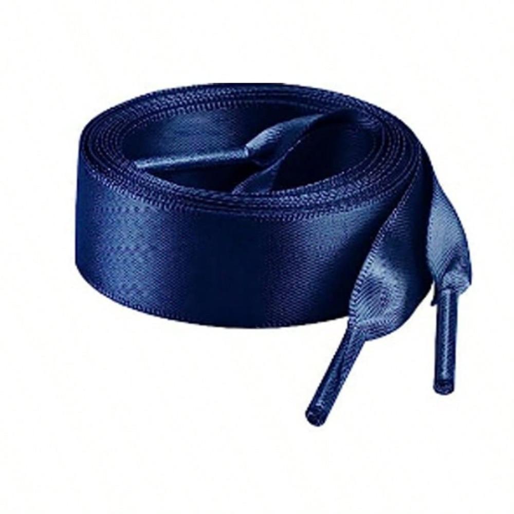 1 Pair Flat Satin Ribbon Shoelaces Colorful Silk Shoestrings Wide Shoe Laces for Sneakers Skate Shoes Boots Sport Shoes Y2K Summer Daily Wear
