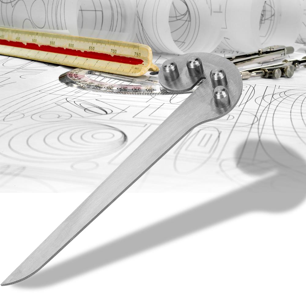 Center Gauge Wookworking Ruler Small Portable Marking Tool Stainless Steel Supplies