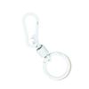 Colorful Zinc Alloy Carabiner Keychain with Rebound Finger Ring