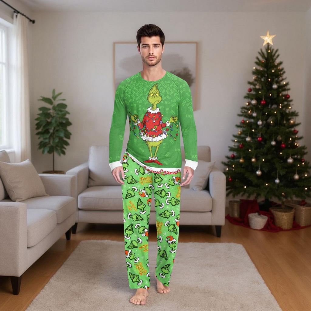 Passende Familiensets mit Weihnachtsmotiven, Langarmshirts und Hosen