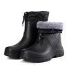 New Men's Snow Boots Warm and Waterproof Rain Boots Plush Anti Slip EVA Winter Outdoor Work Wear Resistant Men's Shoes