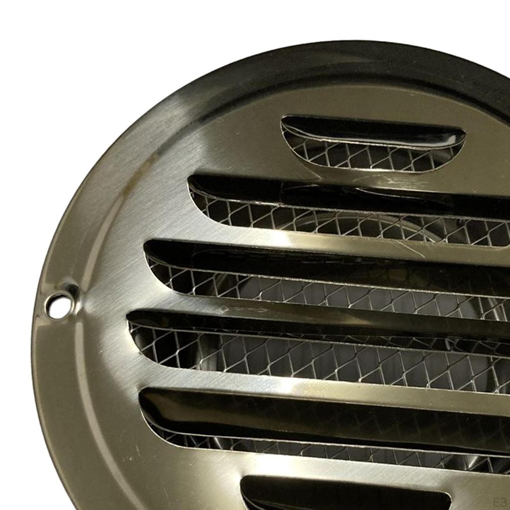 Louvered Grille Cover Vent Hood Stainless Steel Grilles Flat Ducting Ventilati External Wall