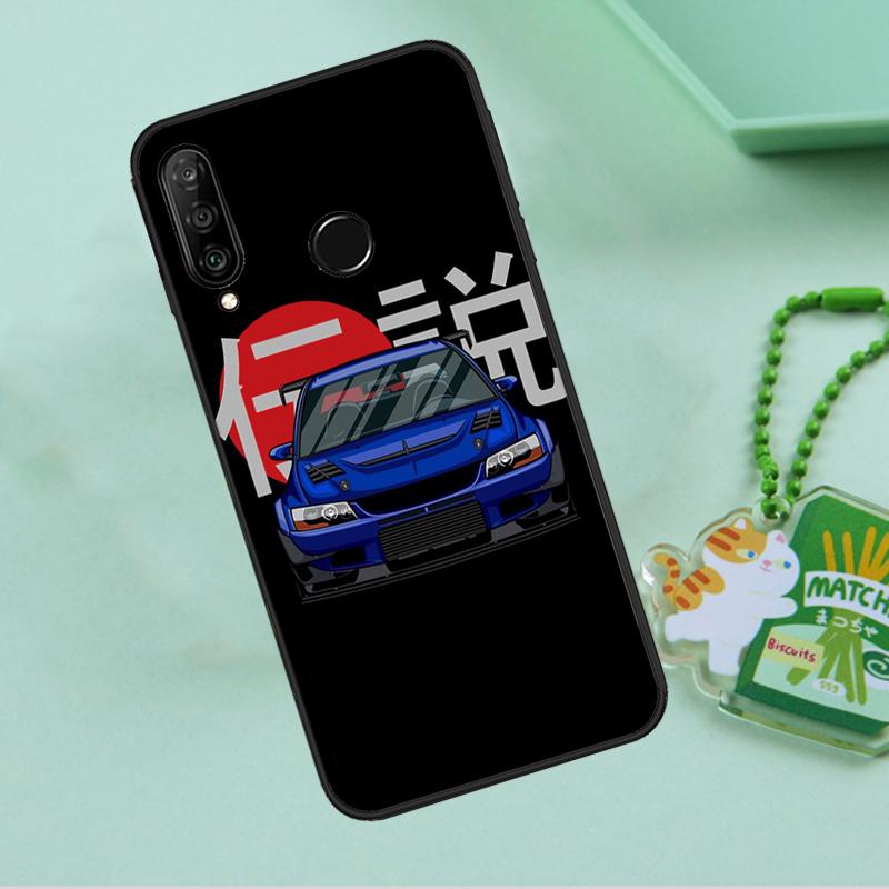 JDM Car Evo For Huawei Nova Y90 Y70 Y60 Y61 Y91 Y72 9 10 SE 12i 12s 11i 5T P60 Pro P20 P30 P40 Lite Case