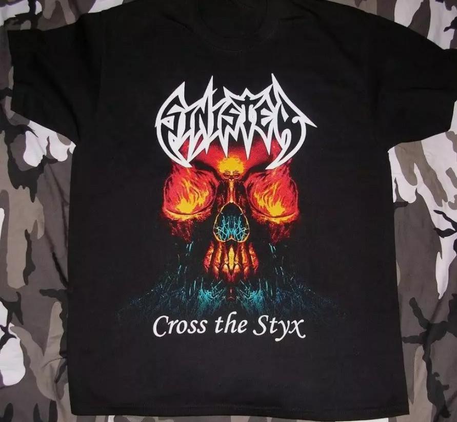 Vtg Sinister Band Cross The Styx T-shirt size S-5XL S