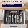 Adjustable Cutlery Drawer Organizer Save Space Dividers Kitchen Storage Solution Versatile Expandable Cutlery Tray Drawer