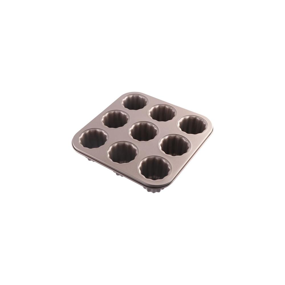 

Pastry Carbon Steel French Non-Stick Bakeware Baking Tool Cannele Mould Cake Pan Canele Mold 6-Cavity