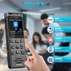 Volorful Voice 80GB Large 70 Hours Continuous IC Recording SD Card VOR Speed Password External Microphone for Japanese Instruction Black Recorder,