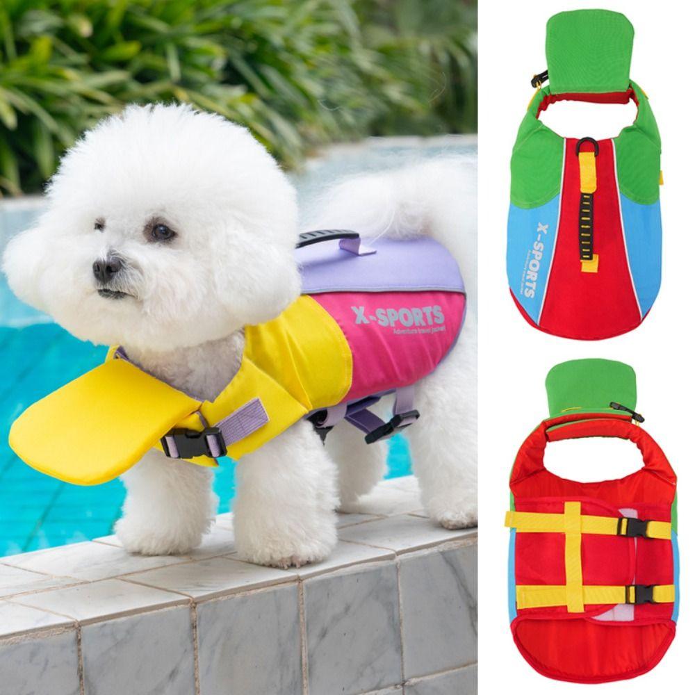 Breathable Dog Life Jacket Tear Resistant Dog Buoyancy Vest Dog Swimming Vest Outdoor Water