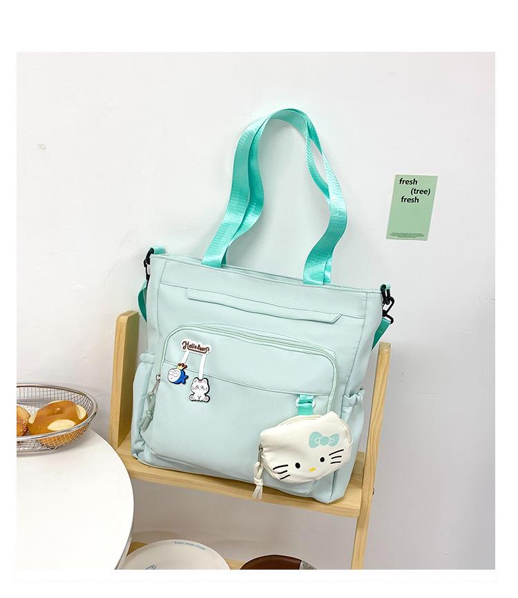Cute Girl's Japanese Korean Casual Shoulder Cross-Body Bag: Large Capacity Primary School Student Backpack.